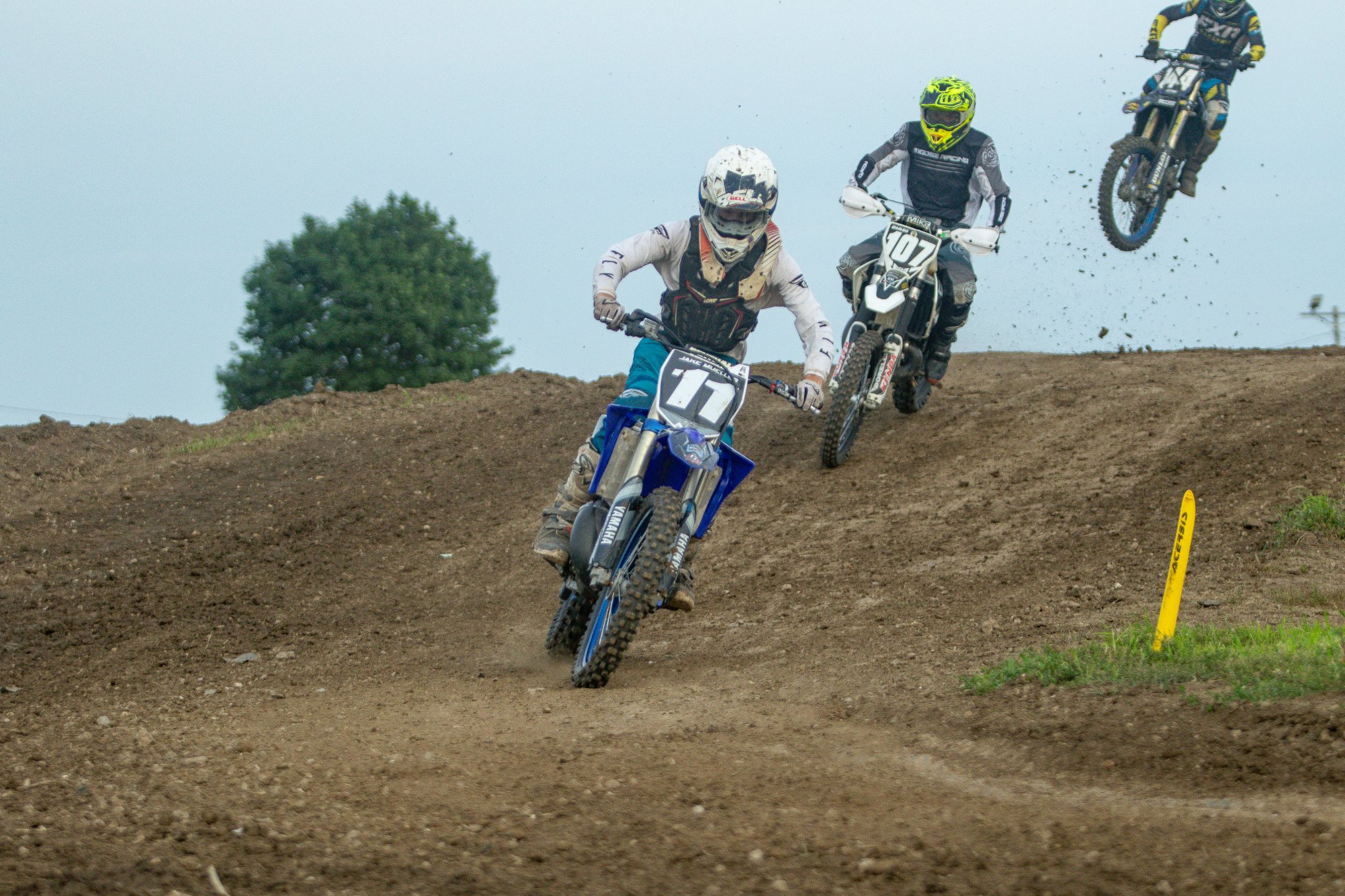 Mueller running in the 250A And 250B combo class