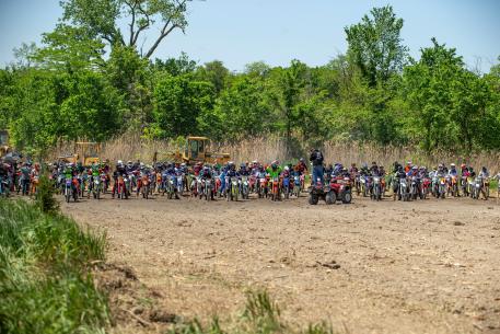 Riders Meeting all at once at the gp!