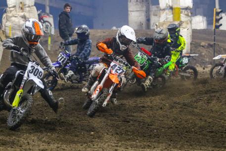 Cole Johler with the Holeshot, racing was intense all day!
